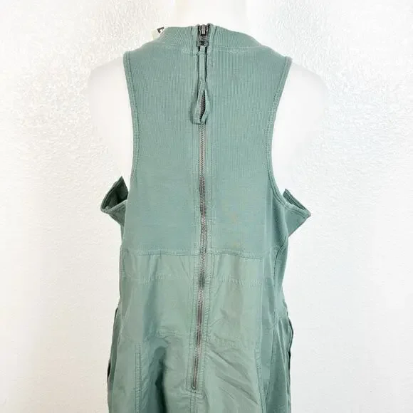 Daily Practice NWT by Anthropologie Women’s Sleeveless Halter Dress in Green XL - Picture 7 of 16